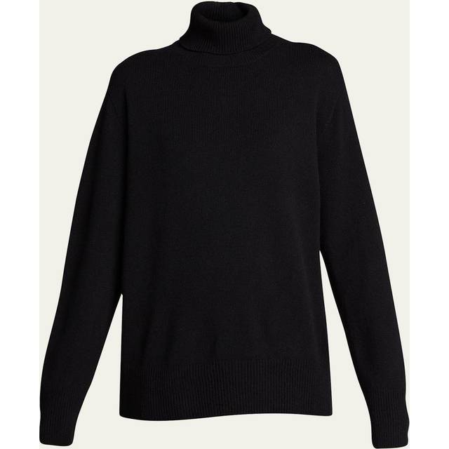 The Row Stepny wool and cashmere turtleneck sweater - black (UK 14)