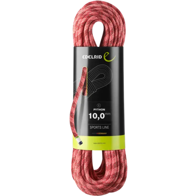 Edelrid - Python 10 mm - Single rope size 30 m, red
