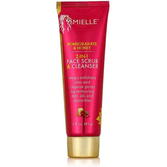 Pomegranate & Honey 2-In-1 Face Scrub & Cleanser 2oz, White