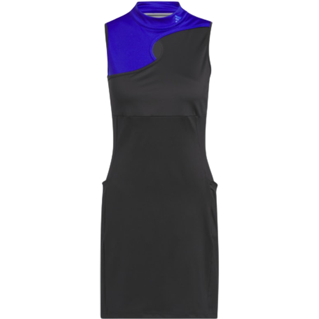 adidas Women's Ultimate365 Tour Colorblocked Dress  Black  Medium