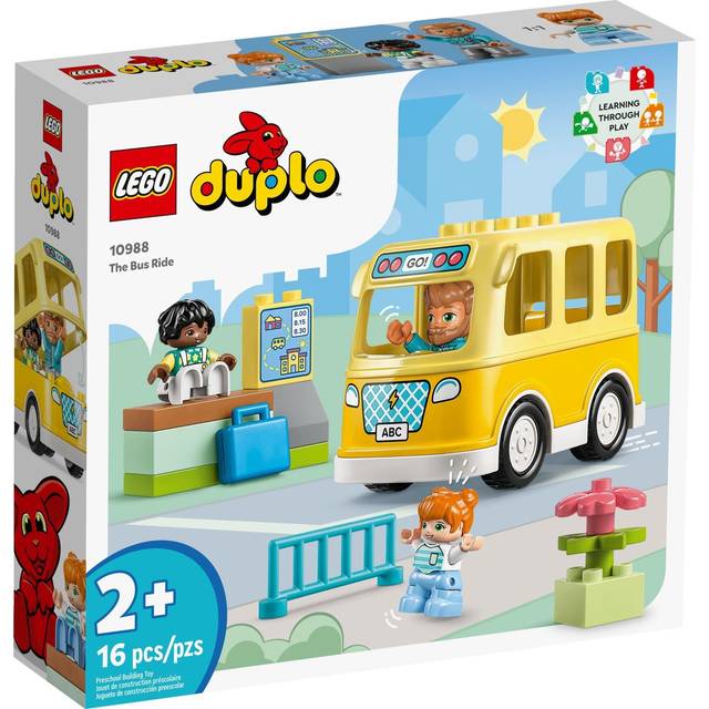 LEGO DUPLO Town The Bus Ride 10988 Building Toy Set (16 Pieces)