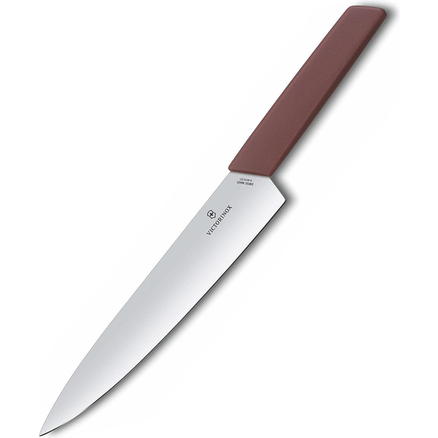 Victorinox Swiss Modern Colour 22cm Carving Knife - Grape Red (69016221B)