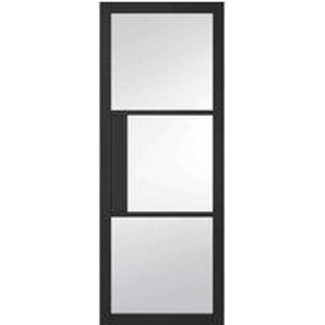 LPD Black Tribeca 3l - Clear Internal Door (Size: 1981 x 686mm, Thickness: 35mm)