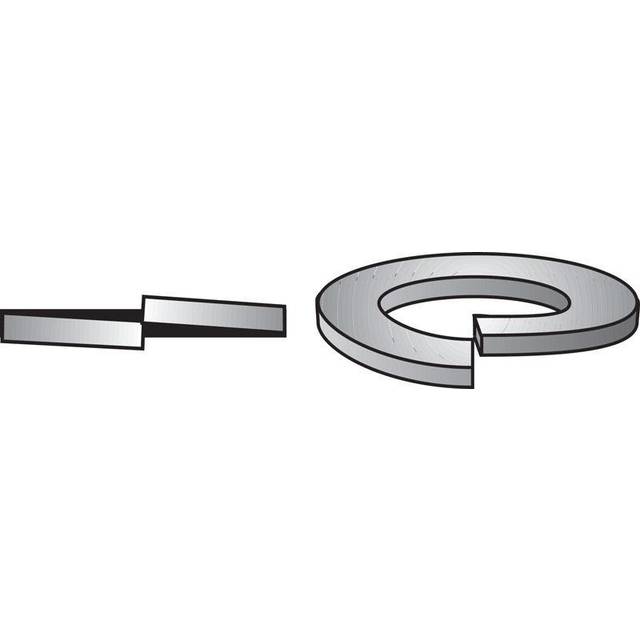 Hillman Group 830666 Stainless Steel 1/4-Inch Split Lock Washer  100-Pack  No Size  Steel