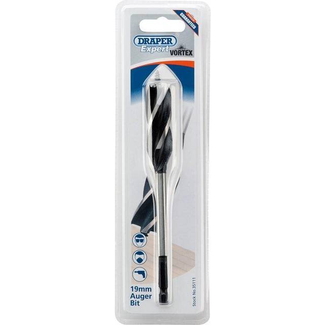 Draper Expert 4 Fluted Vortex Auger Drill Bit 19mm 165mm