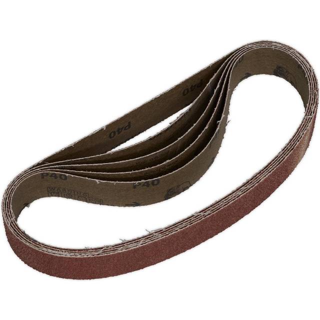 Sealey sanding belt 30 x 540mm 40grit pack of 5 sb009