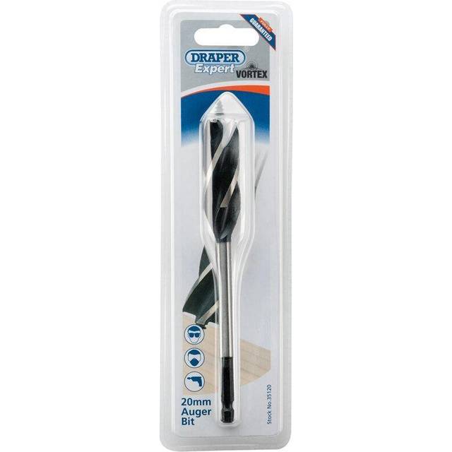 Draper Expert 4 Fluted Vortex Auger Drill Bit 20mm 165mm