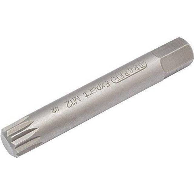 Draper M12 x 75mm Spline 10mm Insert Bit for Mechanic's Bit Sets
