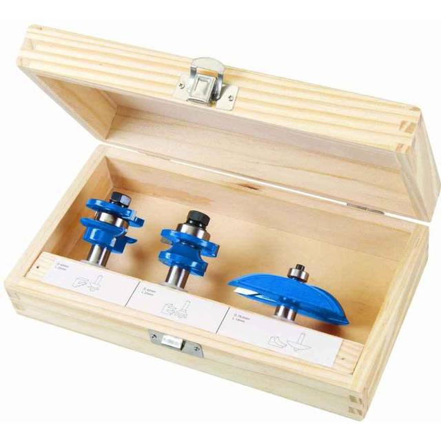 Silverline 1/2" TCT Panel Door Bit Set 3 Piece 1/2"