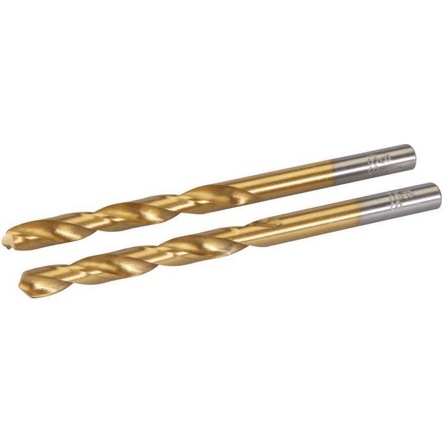 Silverline HSS Titanium-Coated Drill Bits 2pk 6.0mm
