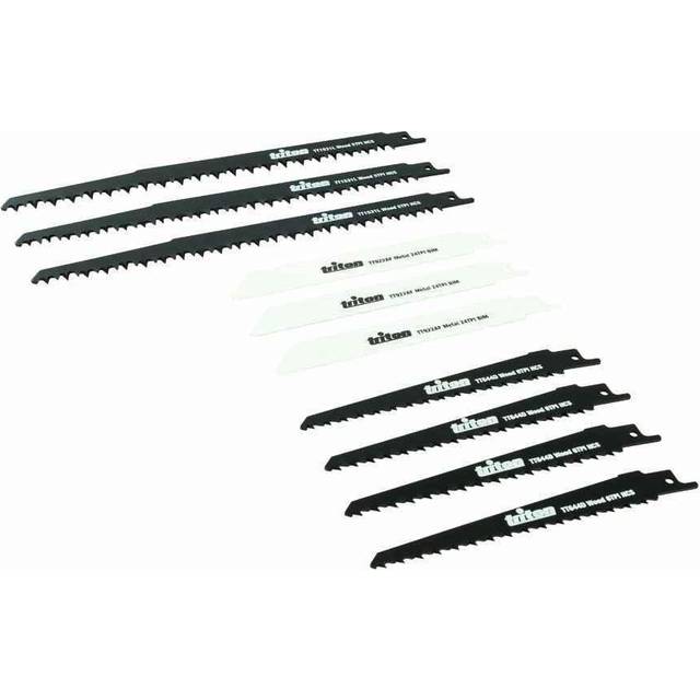 Triton Reciprocating Saw Blade Set 10 Piece 150 & 240mm