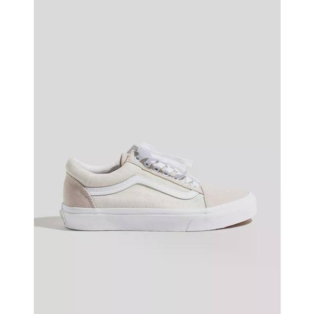 Vans - Old Skool Summer Linen Natural - Shoes - beige - EU 44 - Textile/Textile/Rubber,Linen