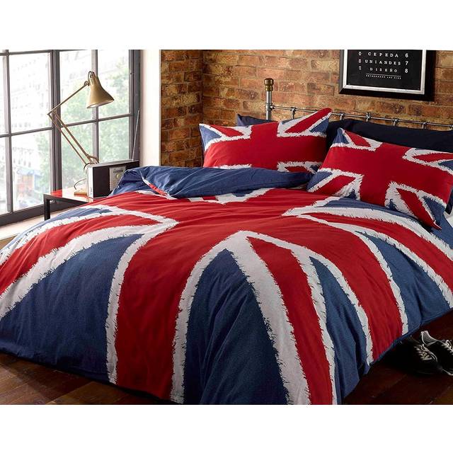 Rapport Home King Size Multicolour Union Jack Duvet Set