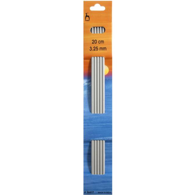 Pony Classic 20cm Double-Point Knitting Needles - Set of Five - 3.25mm (P36617)