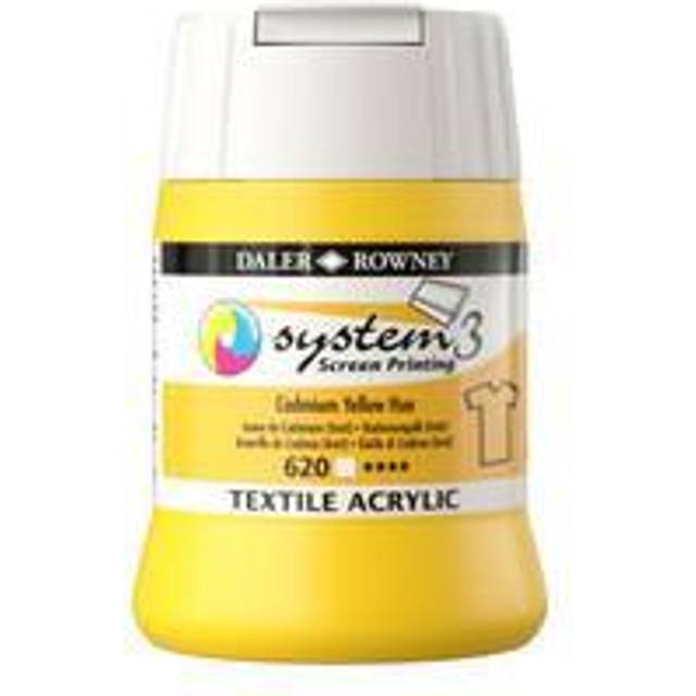 Daler-Rowney System3 250ml Textile Screen Printing Acrylic Paint C...