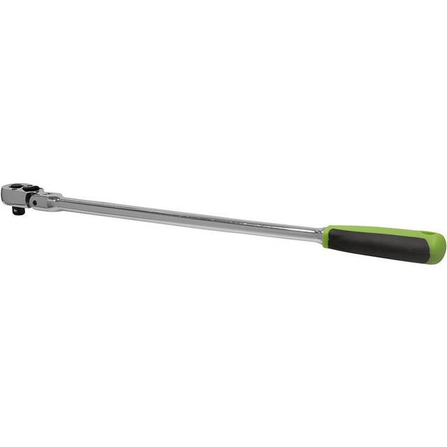 Siegen S01208 Ratchet Wrench 3/8"Sq Drive Extra Long Flexi-Head Fl...