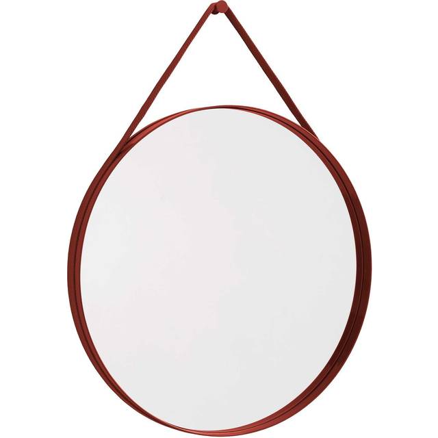 HAY Strap Mirror spegel Ø70 cm Red