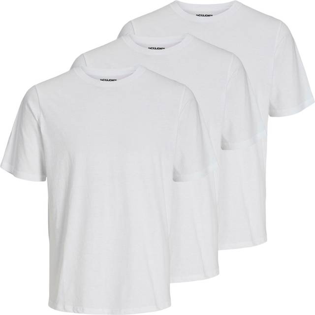 Round neck T-shirts Jack & Jones Under (x3) - Blanc - XL