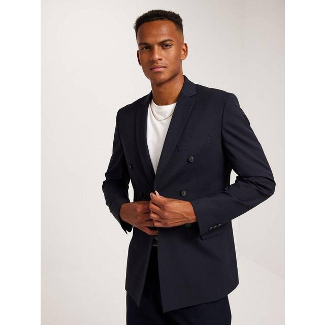 SELETED HOMME Herr Slhslim-Liam Db BLZ Flex B Noos kavaj, marinblå blazer, 40