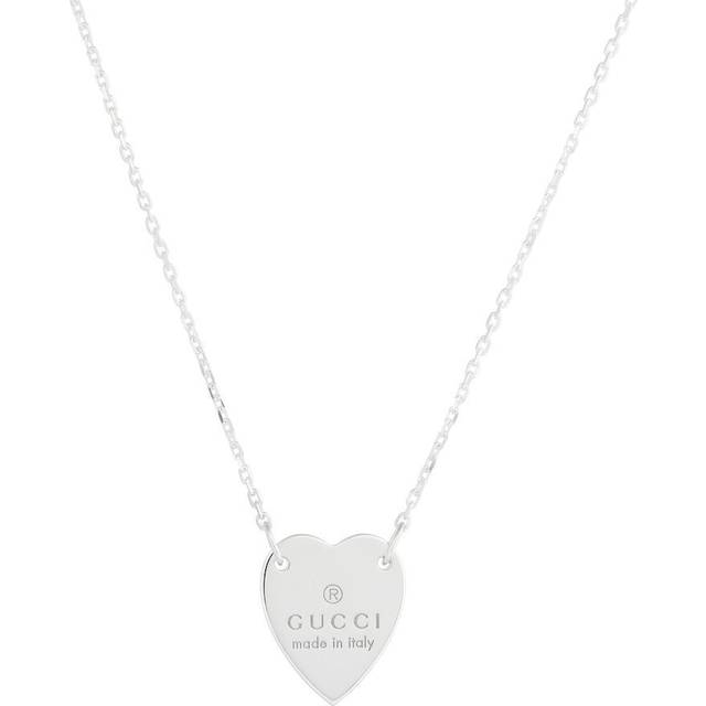 Gucci Sterling silver heart necklace (One Size)