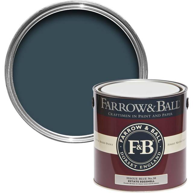 Farrow & Ball - Estate Eggshell - Hague Blue 30 2.5L