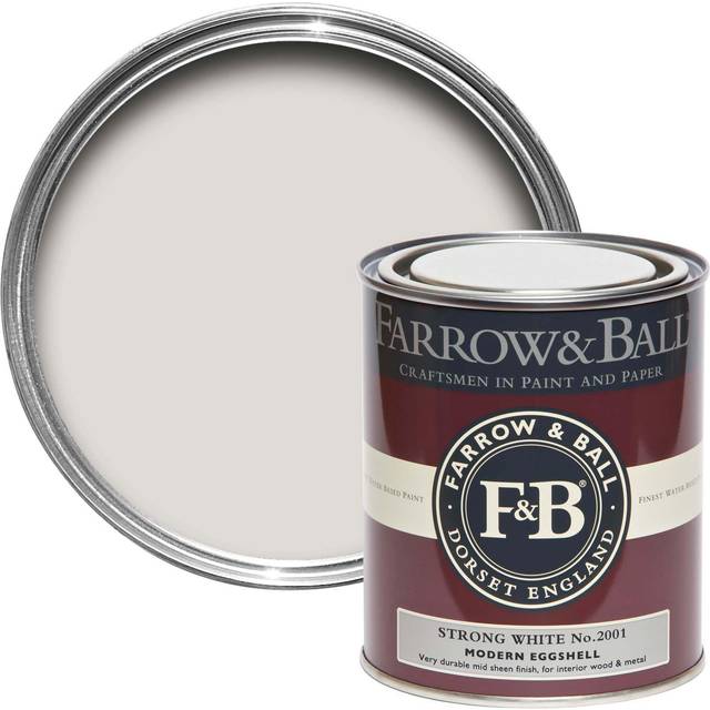 Farrow & Ball - Modern Eggshell - Strong White 2001 750ml
