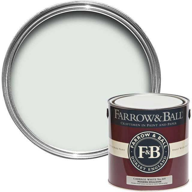 Farrow & Ball - Modern Emulsion - Cabbage White 269 2.5L