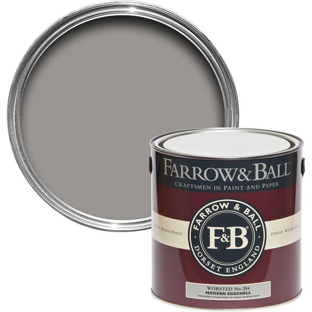 Farrow & Ball - Modern Eggshell - Worsted 284 2.5L