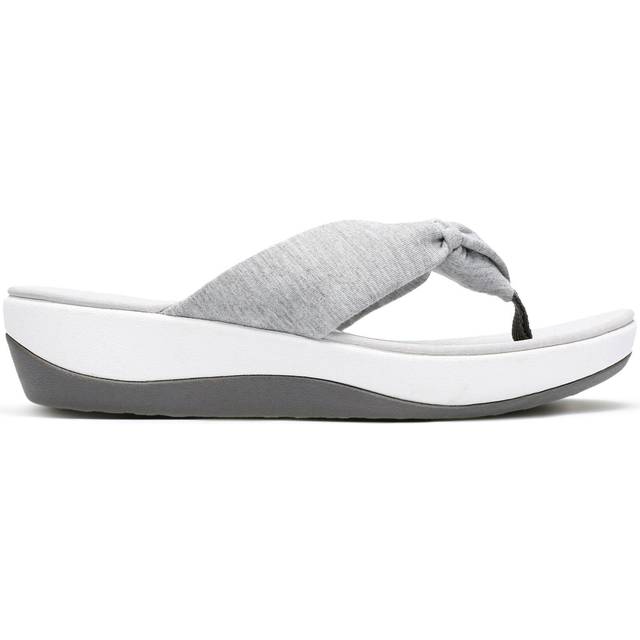 Clarks Arla Glison flip-flop, dam, Grå ljung tyg, 39 EU