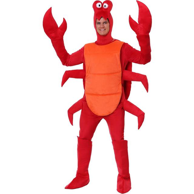 Men's Plus Size Crab Costume - Orange&#47;Red (2X)