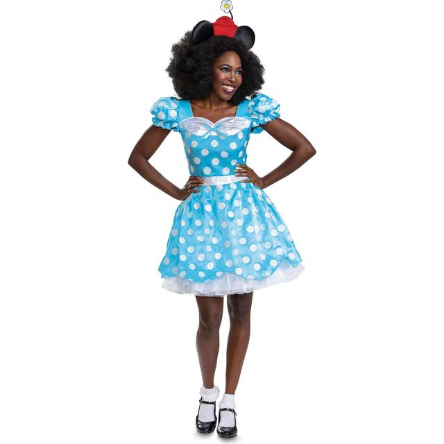 Disney Vintage Minnie Mouse Women's Costume | Disney Costumes - Blue&#47;White (S)