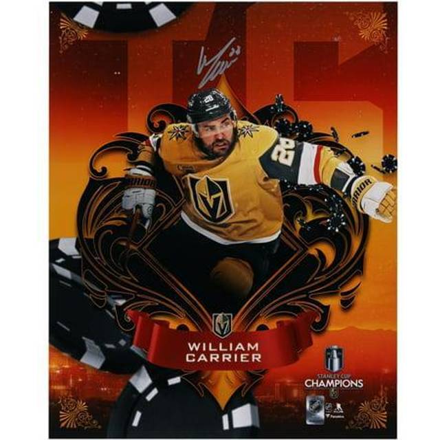 William Carrier Vegas Golden Knights 2023 Stanley Cup Champions Autographed 16" x 20" Misfits Panel Photograph