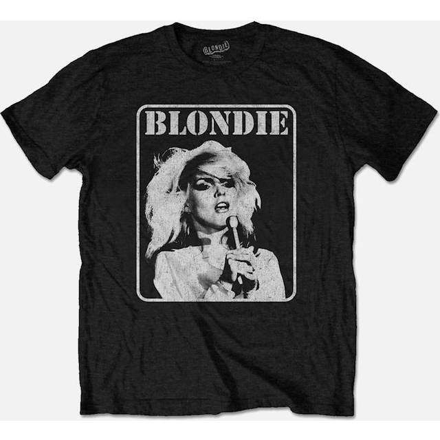 (L, Black) Blondie Unisex Adult Presente Poster T-Shirt