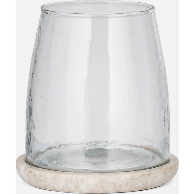 Nkuku Sikkim Marble Tealight Holder - Clear