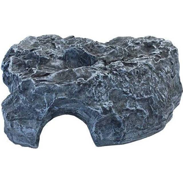 Komodo Reptile Rock Dens Caves Hides Grey 3 Sizes - Small