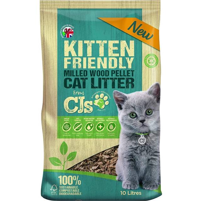 Blazers Kitten Friendly Cat Litter, Beige, 10L