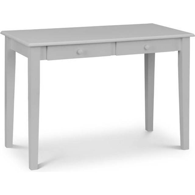 Julian Bowen Carrington 2 Drawer Grey Desk - 2 Drawer Greys