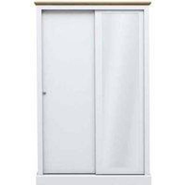 Devon 2 Door Sliding Wardrobe in White