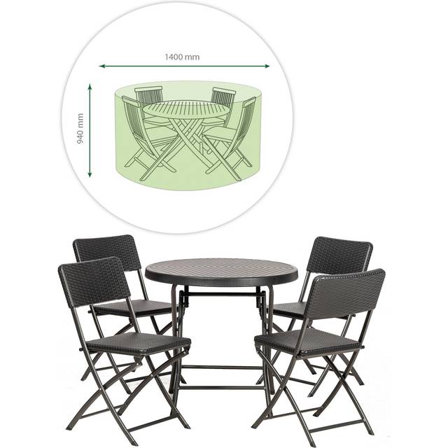 St Helens Water Resistant Round Patio Set Cover - Small