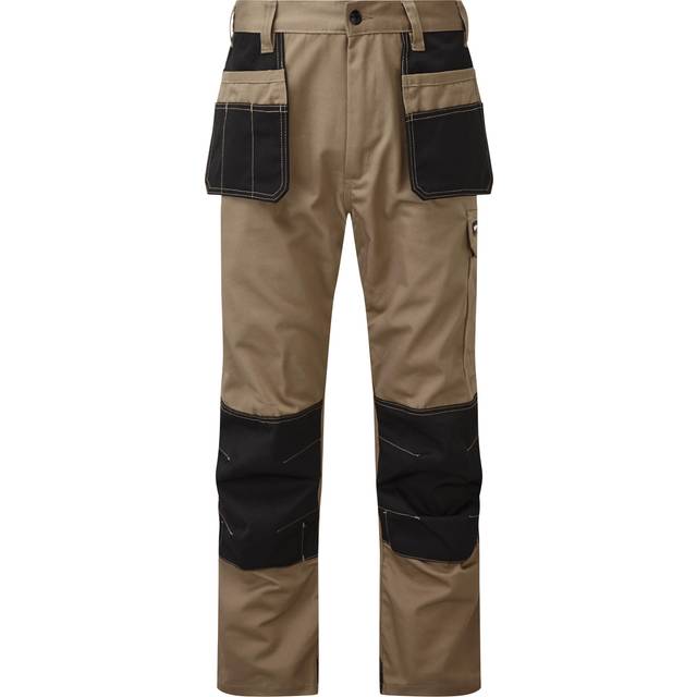 "(32"" Waist / Regular Leg) Tuffstuff Excel Trade Work Trousers Stone Brown (Various Sizes)"