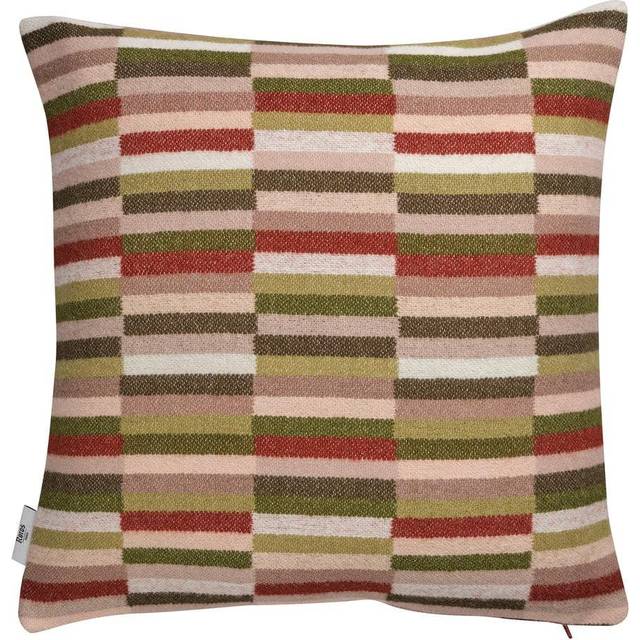 Røros Tweed Ida kudde 50x50 cm Olive burgundy