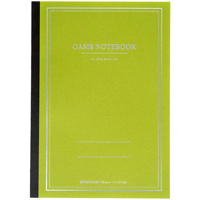 Itoya ProFolio Oasis Notebook - B5 Avocado Notebook Journal - Lined an