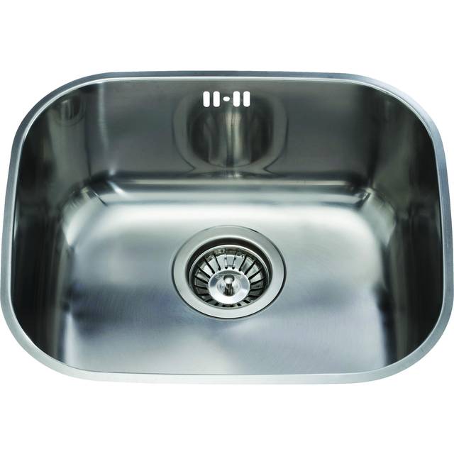 CDA KSC22SS 3/4 Bowl Stainless Steel Undermount Kitchen Sink