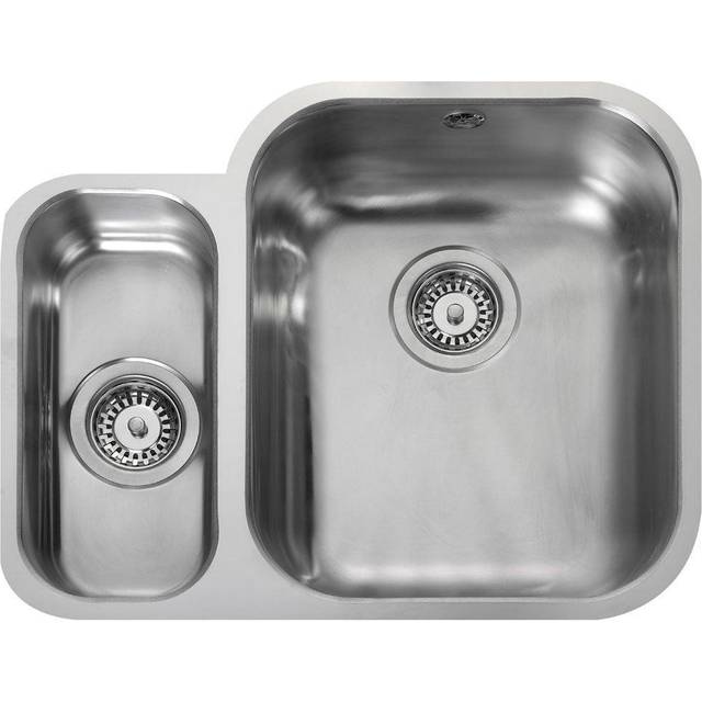 Classic Single Bowl Undermount Kitchen Sink - Silver (596mm L X 460mm W)