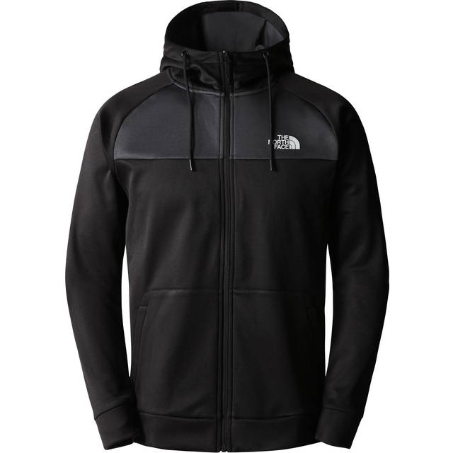 The North Face Long Sleeve Hooded Fleece Jacket - Black