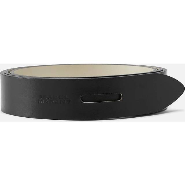 Isabel Marant Lecce Reversible Leather Belt - S - Black