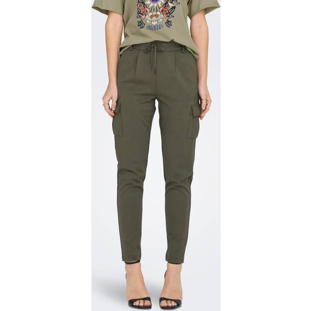 ONLY Onlpoptrash Life Easy Cargo Pocket PNT Byxor, Bungysnöre, XS / 32L