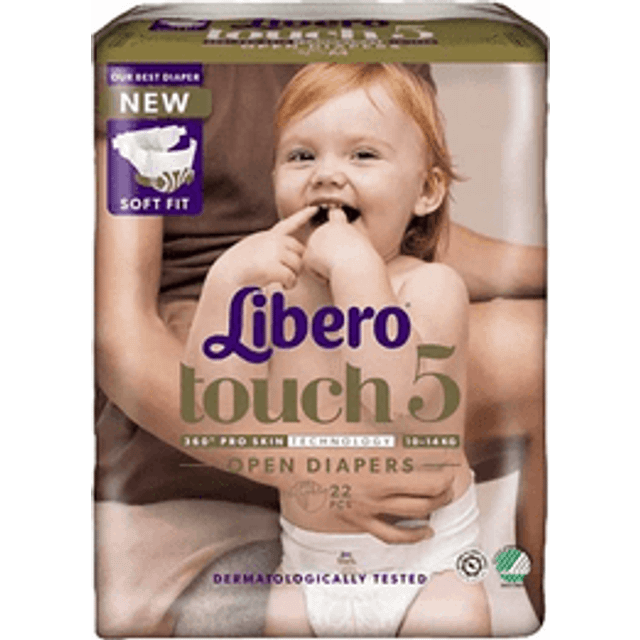 Libero Touch 5 Öppen blöja 10-14 kg - 22 st