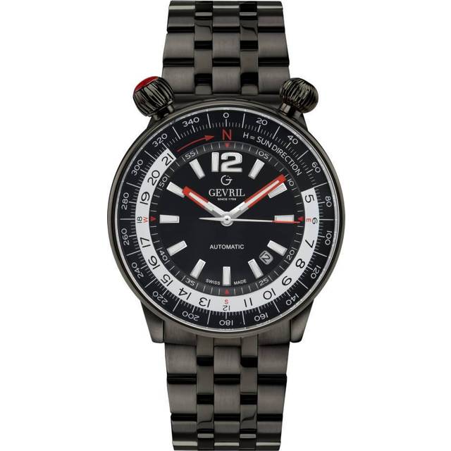 Wallabout Black Dial Black PVD Watch - One Size
