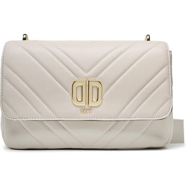 DKNY Delphine shoulder bag 25 cm beige